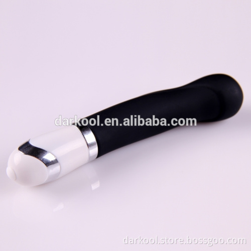 G002/Best ladies sex toys-medical grade soft silicone female vibrator black
